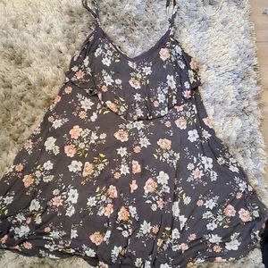 Torrid Floral Print Ruffled Hacci Knit Dress